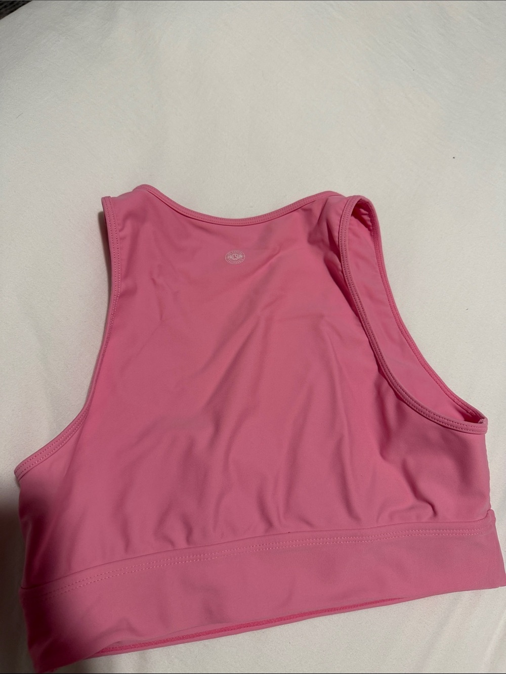 PacSun Pink V-Neck Sports Bralette - Picture 3 of 3